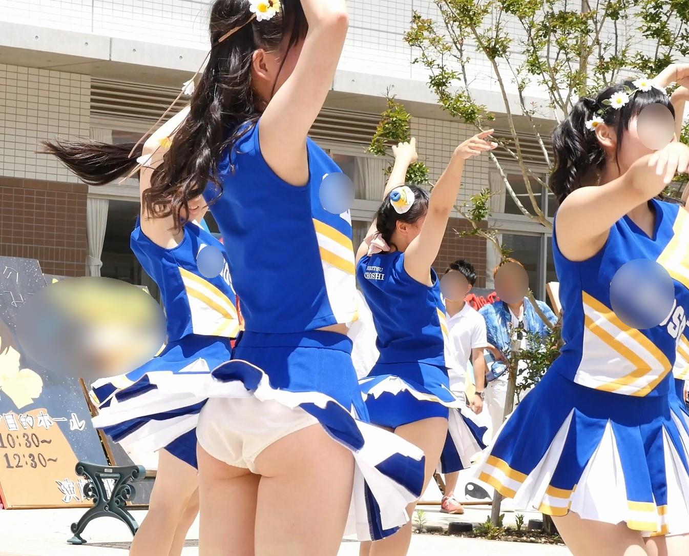 祭りだチア vol.59 【4K】 ありえない!!純白の生P！第三弾!! 超必見！顔と白Pを同時にお楽しみ!!未公開編 チア メロン　ICHIRITSU　CHOSHI　市立銚子高校　チア生パンツ　銚子市立銚子高等学校 文化祭 チア　アンスコ穿き忘れ　ブルマ型アンスコ　インナーはみ出し　ターン